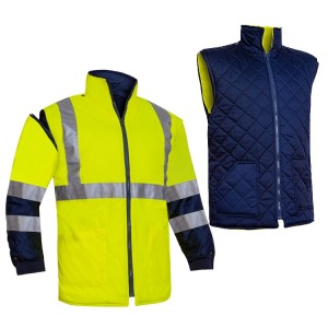 COLETE COMBINADO ACOLCHOADO COM MANGAS AMOVÍVEIS 3 EM 1 ADEEPI - CLASSE 3