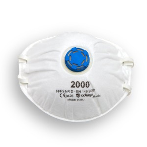 MASCARILLA DE SEGURIDAD ADEEPI MASKS 2000 CON VALVULA FFP2